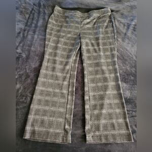 Lane Bryant Women's Checkered Straight Leg Pant